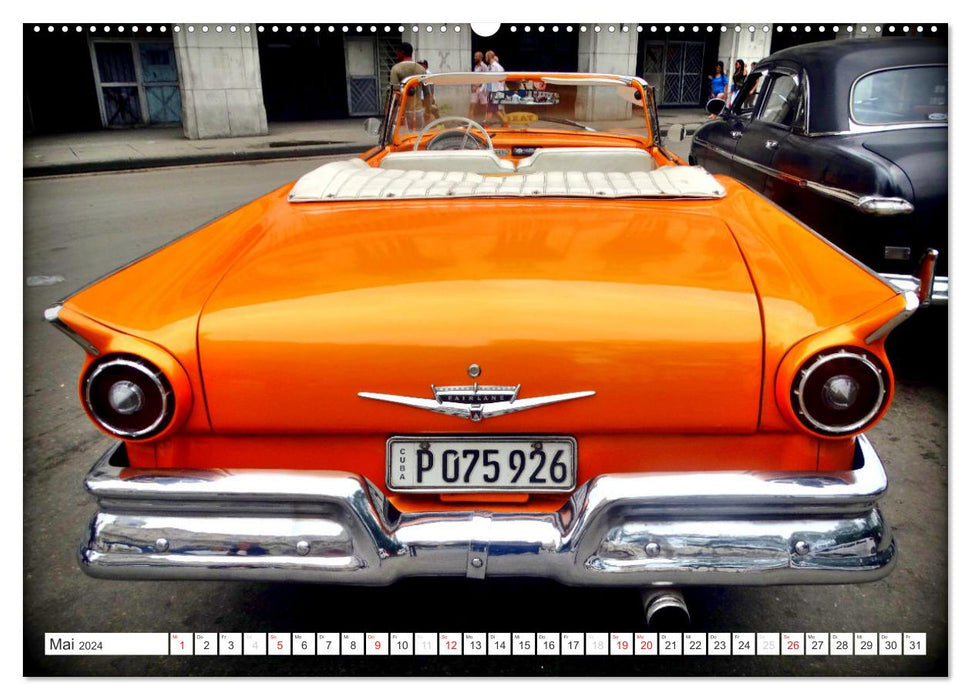 Car Legends - Un beau dos... (Calendrier mural CALVENDO Premium 2024) 
