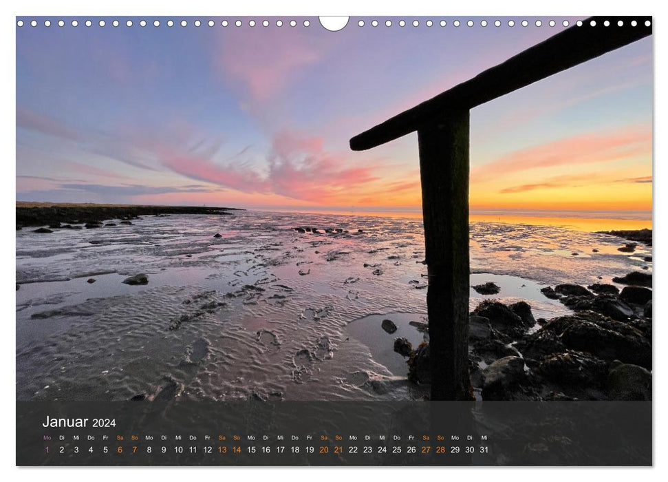 The North Sea - Magical moments by the sea (CALVENDO wall calendar 2024) 