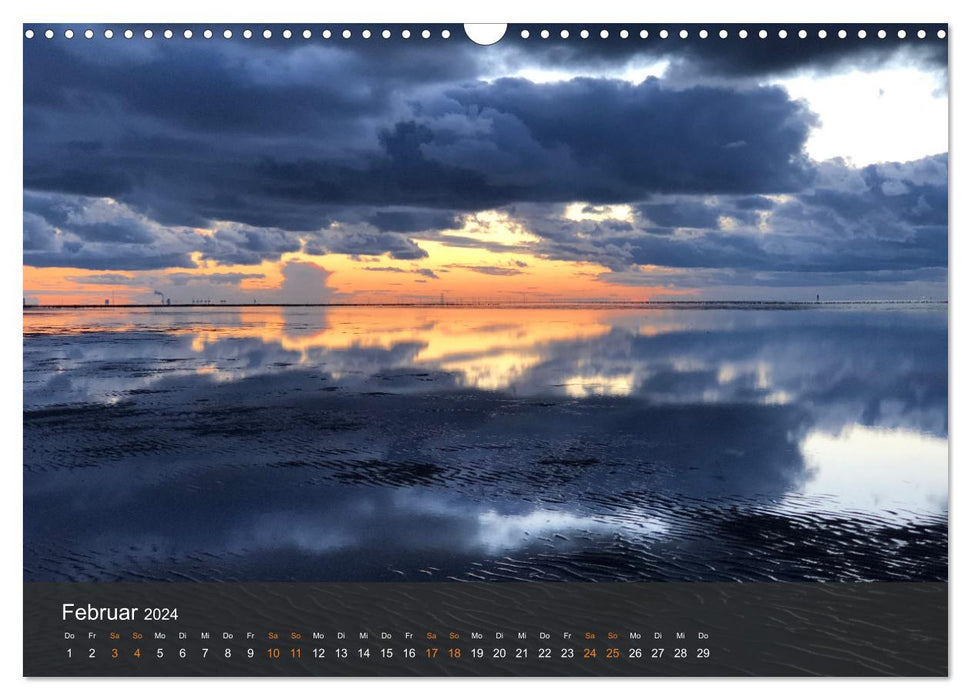 Die Nordsee - Magische Momente am Meer (CALVENDO Wandkalender 2024)