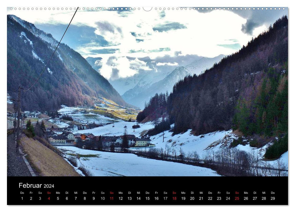 Train driver perspectives (CALVENDO wall calendar 2024) 