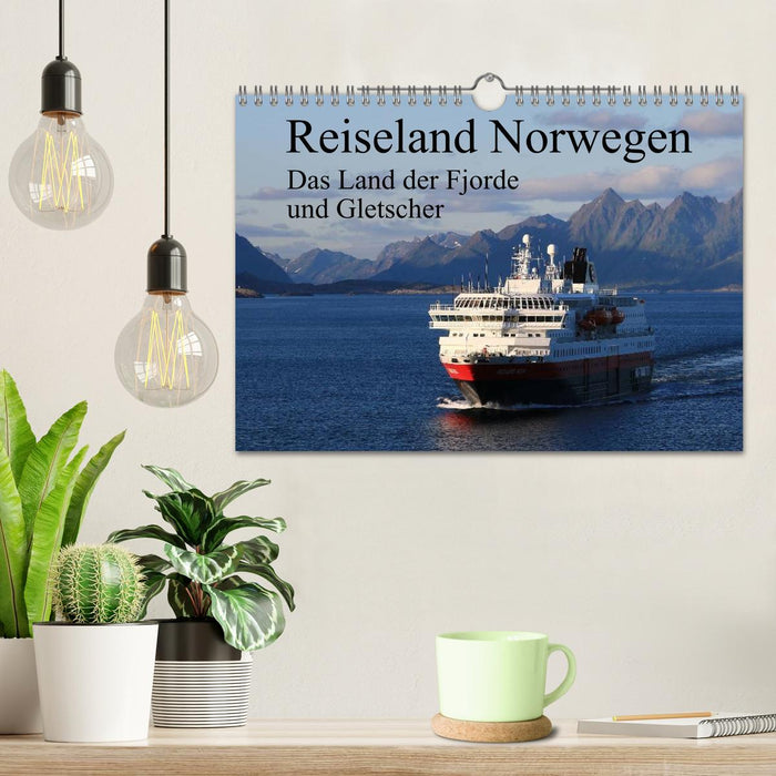 Travel destination Norway, the land of fjords and glaciers (CALVENDO wall calendar 2024) 