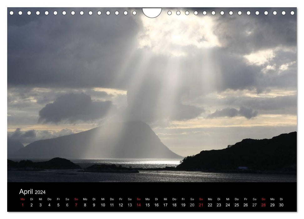 Travel destination Norway, the land of fjords and glaciers (CALVENDO wall calendar 2024) 