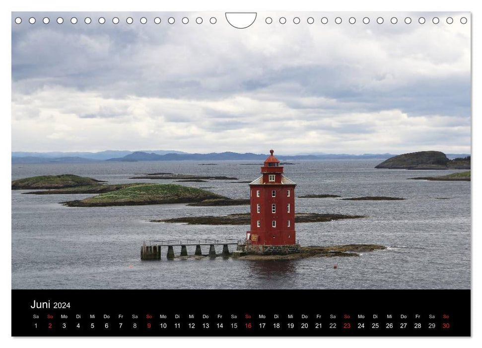 Travel destination Norway, the land of fjords and glaciers (CALVENDO wall calendar 2024) 