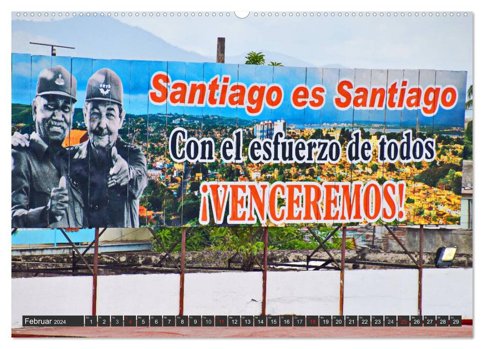 Cuba - Ici nous sommes heureux (Calendrier mural CALVENDO Premium 2024) 