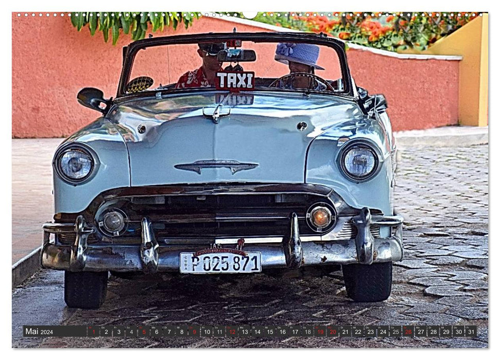 Cuba - Here we are happy (CALVENDO Premium Wall Calendar 2024) 