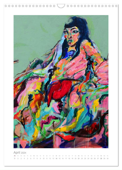 Frauenbilder - burleske Gemälde (CALVENDO Wandkalender 2024)