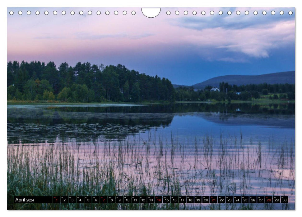 Beau finlandais - Laponie (calendrier mural CALVENDO 2024) 