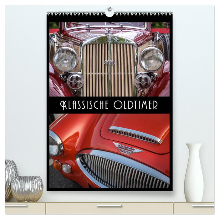 Voitures anciennes classiques (Calvendo Premium Wall Calendar 2024) 