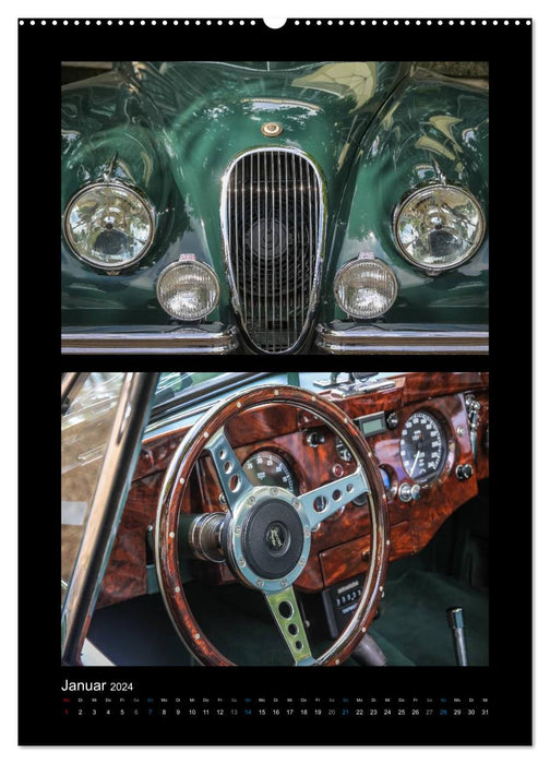 Classic vintage cars (CALVENDO Premium Wall Calendar 2024) 