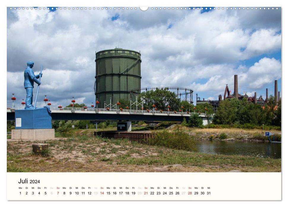 Völklingen. Im Schatten des Weltkulturerbes (CALVENDO Premium Wandkalender 2024)