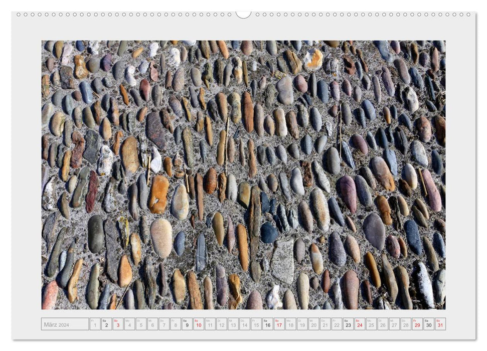 The art of stones / 2024 (CALVENDO wall calendar 2024) 