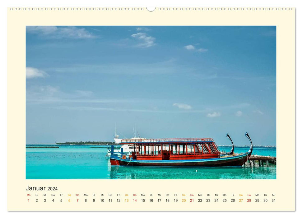 Malediven - mein Traum (CALVENDO Wandkalender 2024)