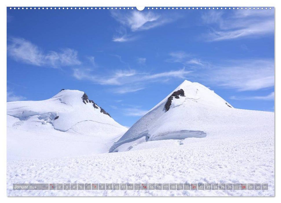 Monte Rosa (CALVENDO Premium Wandkalender 2024)