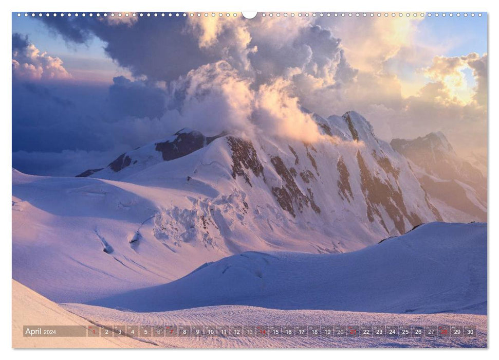 Monte Rosa (CALVENDO Premium Wandkalender 2024)