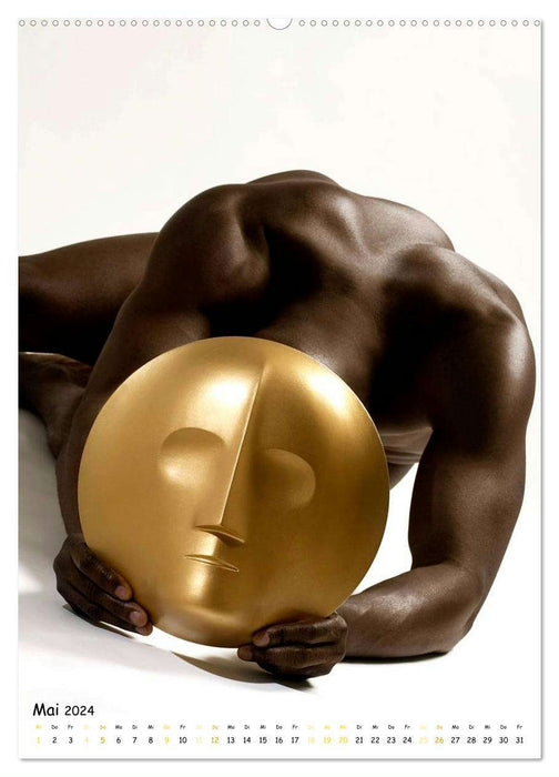 Masquerade - Männliche Aktfotografie (CALVENDO Wandkalender 2024)