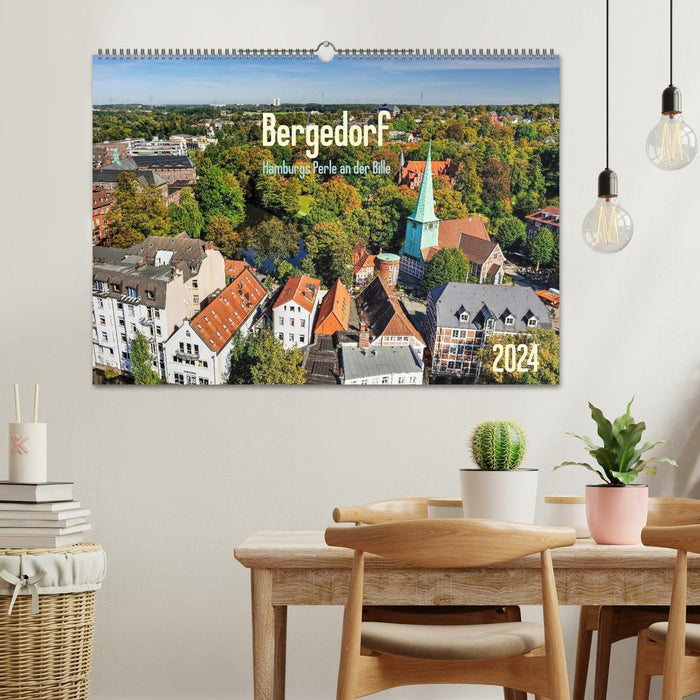 Bergedorf Hamburgs Perle an der Bille (CALVENDO Wandkalender 2024)