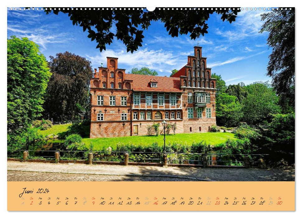 Bergedorf Hamburgs Perle an der Bille (CALVENDO Wandkalender 2024)
