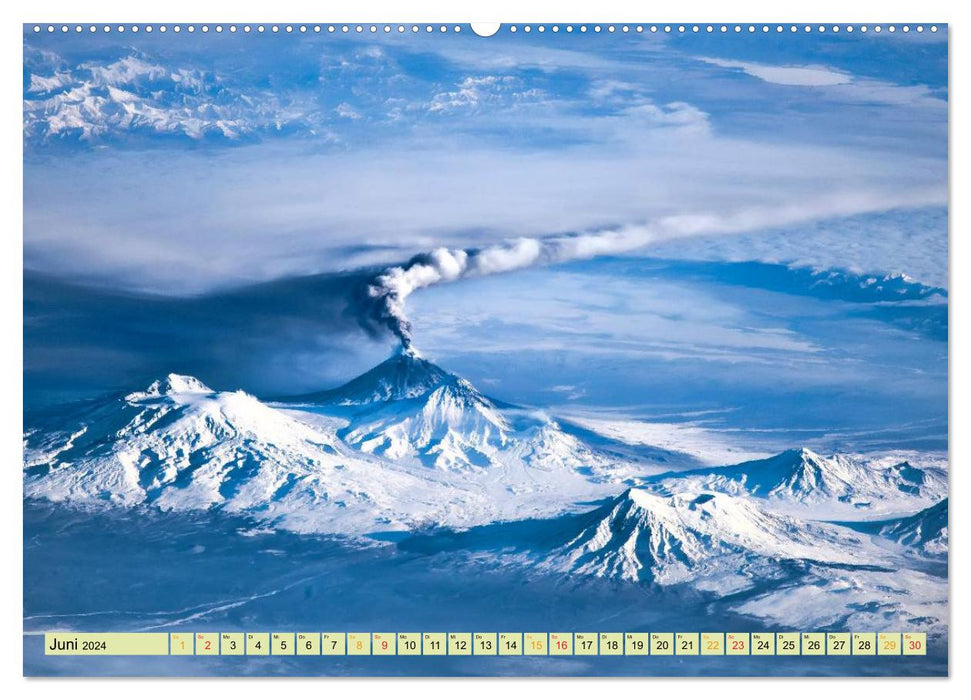 Volcanoes - impressive and threatening (CALVENDO Premium Wall Calendar 2024) 