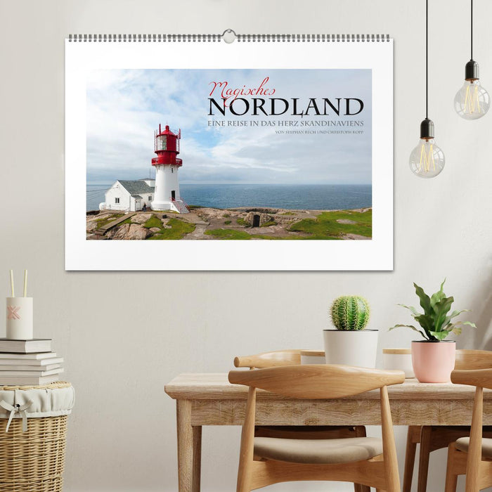 Nordland magique. Un voyage au cœur de la Scandinavie (Calendrier mural CALVENDO 2024) 