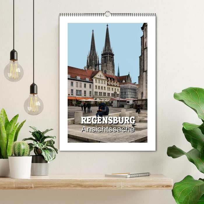 Regensburg - Ansichtssache (CALVENDO Wandkalender 2024)