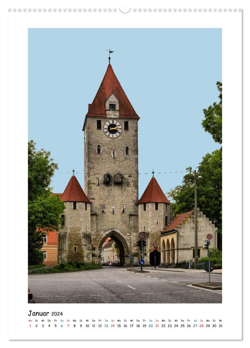 Regensburg - Ansichtssache (CALVENDO Wandkalender 2024)