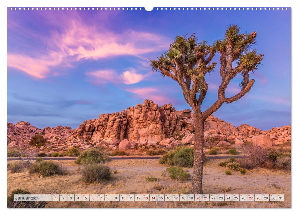 USA ATTRACTIONS Urban and natural highlights (CALVENDO wall calendar 2024) 