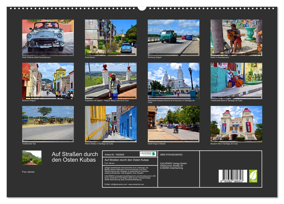 On roads through the east of Cuba (CALVENDO Premium Wall Calendar 2024) 