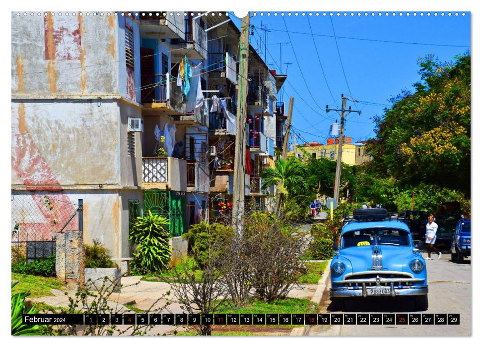 On roads through the east of Cuba (CALVENDO Premium Wall Calendar 2024) 