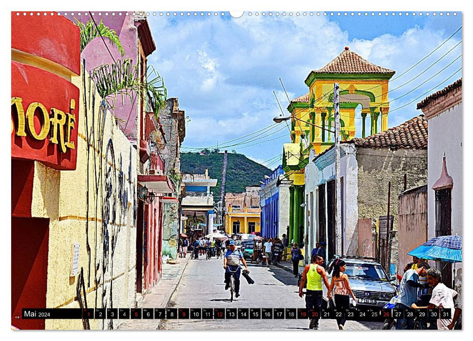 On roads through the east of Cuba (CALVENDO Premium Wall Calendar 2024) 