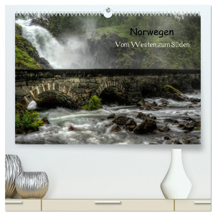 Norwegen - Vom Westen zum Süden (CALVENDO Premium Wandkalender 2024)