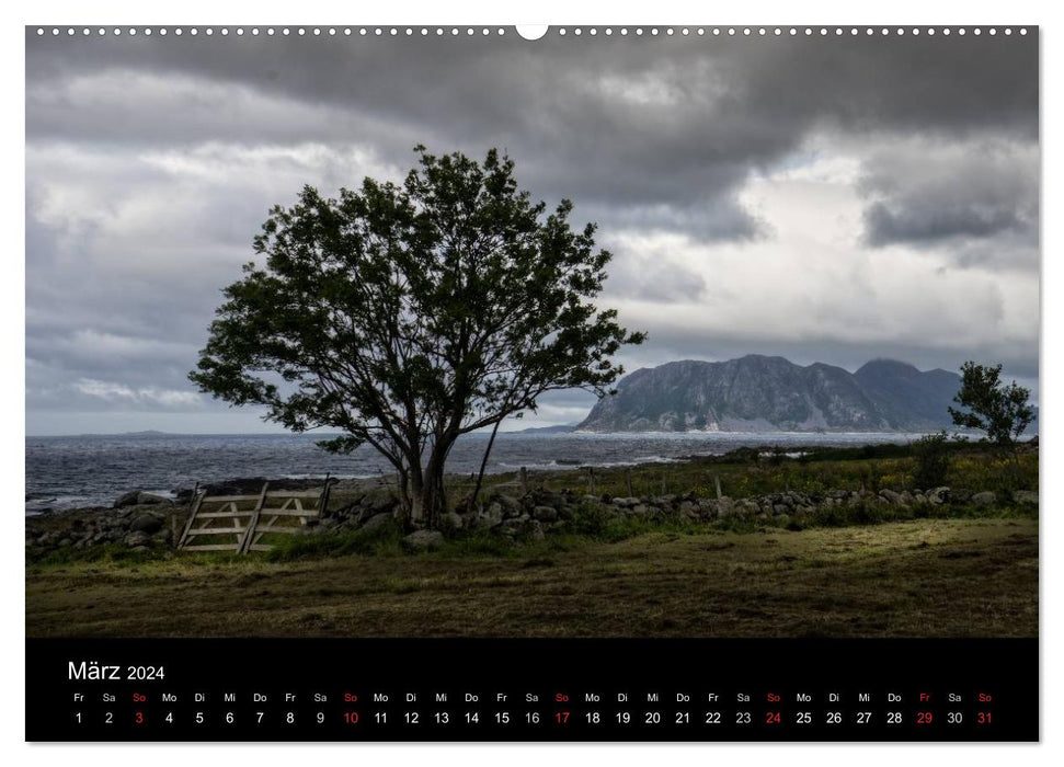 Norway - From West to South (CALVENDO Premium Wall Calendar 2024) 