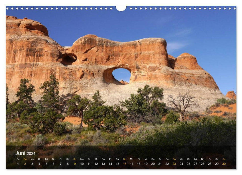 The Southwest of the USA (CALVENDO wall calendar 2024) 