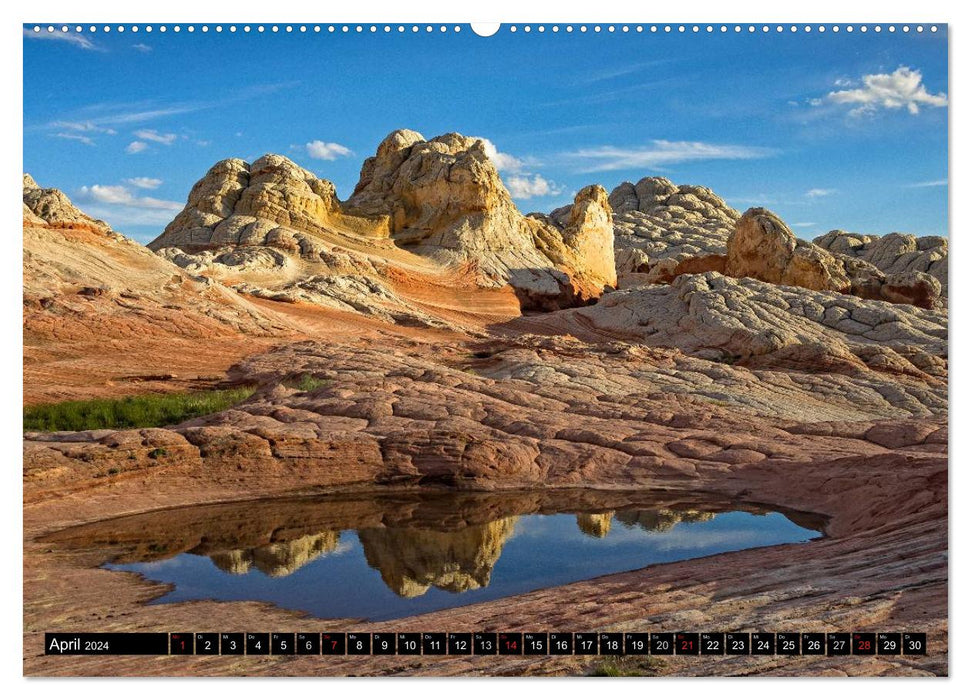 WHITE POCKET - Natural Wonders in Arizona (CALVENDO Premium Wall Calendar 2024) 