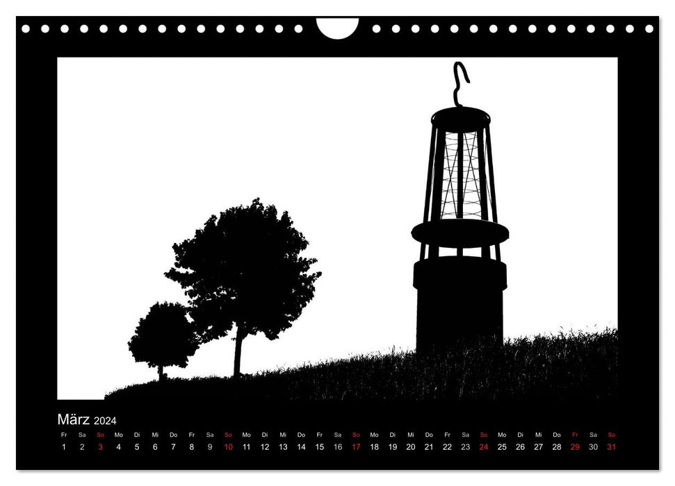 Ruhrpott and Lower Rhine in black and white (CALVENDO wall calendar 2024) 