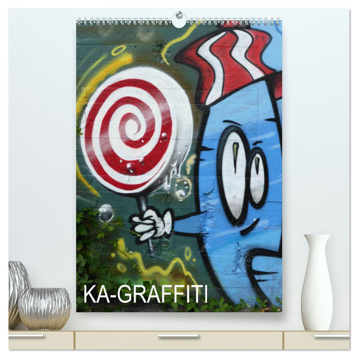 KA- GRAFFITI (CALVENDO Premium Wandkalender 2024)