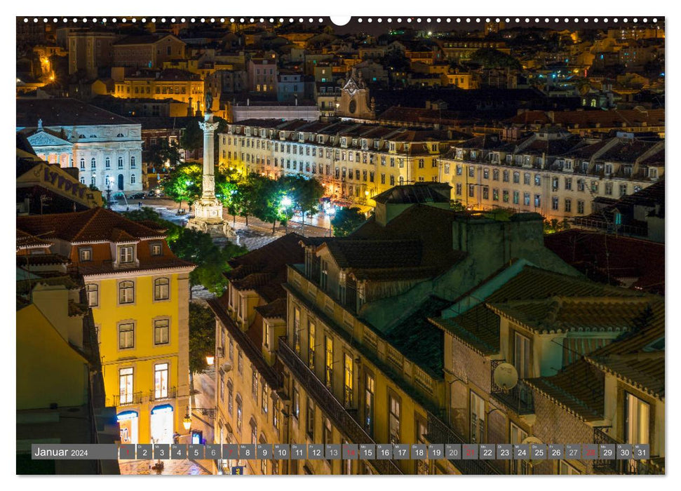 Metropolis Lisbon (CALVENDO Premium Wall Calendar 2024) 