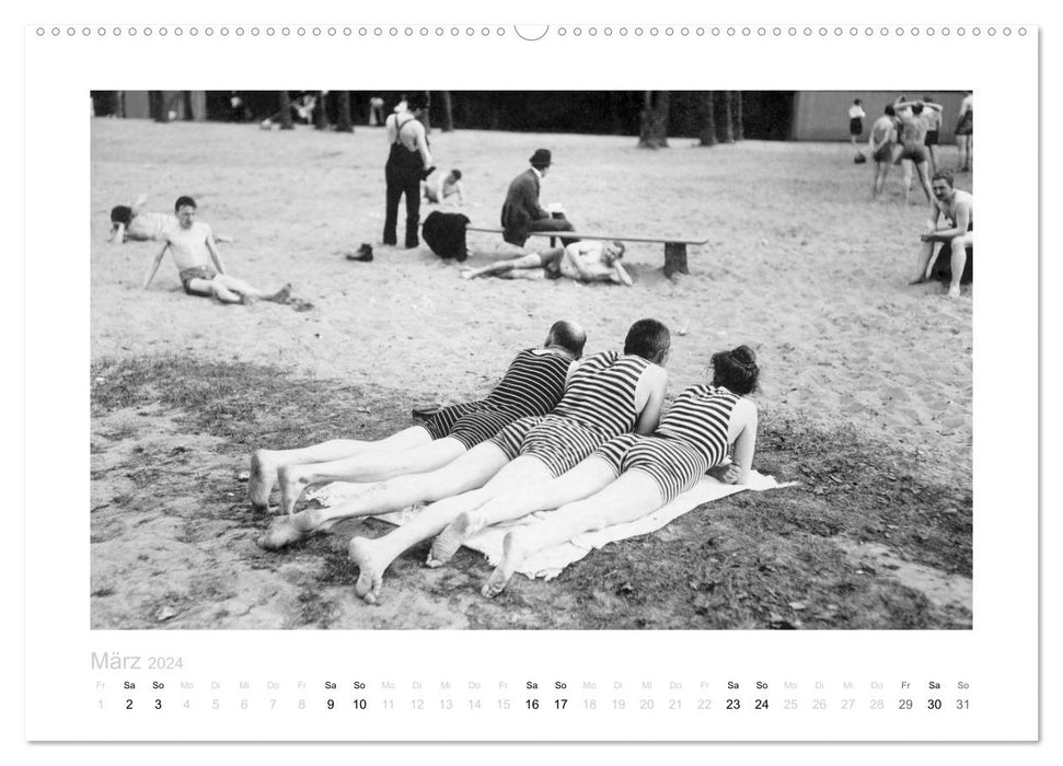 Summer, beach and fashion - enjoyable hours (CALVENDO wall calendar 2024) 