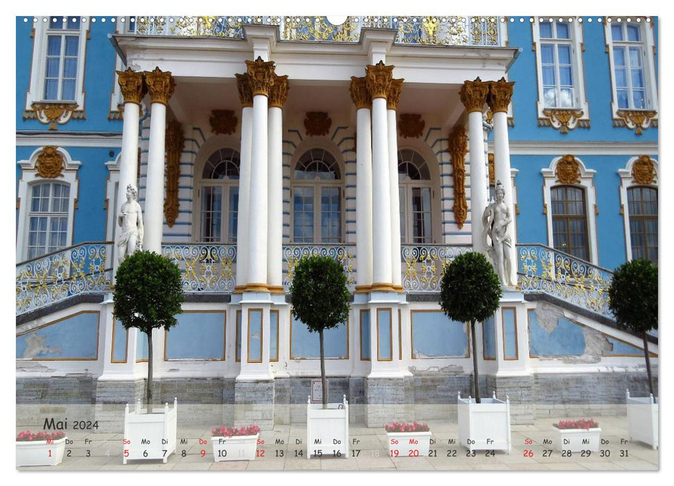 Sankt Petersburg - Paläste der Umgebung (CALVENDO Wandkalender 2024)