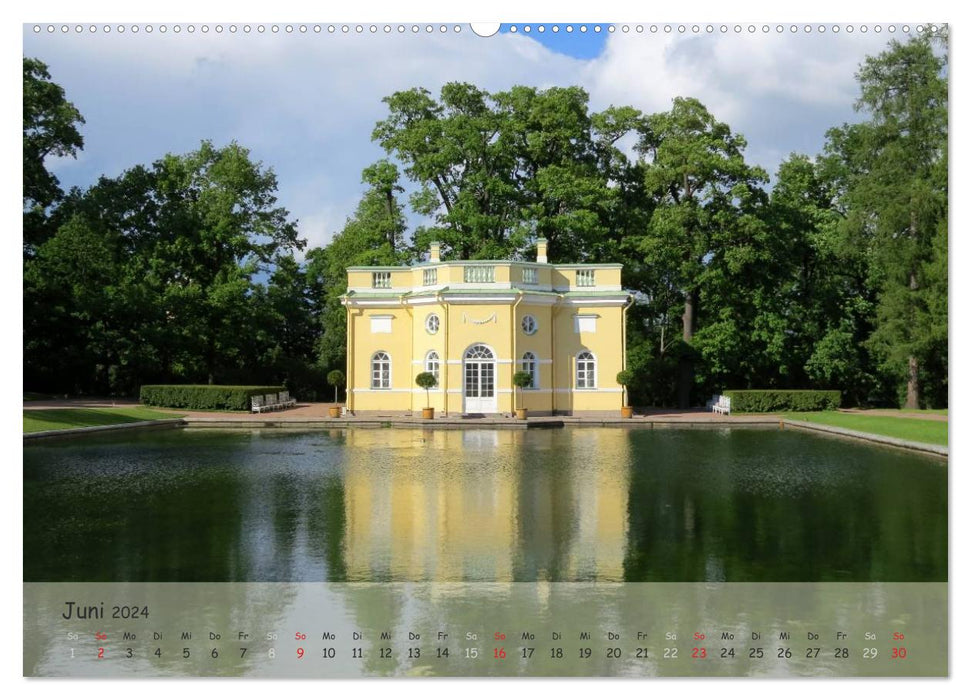 Saint Petersburg - Palaces in the area (CALVENDO wall calendar 2024) 