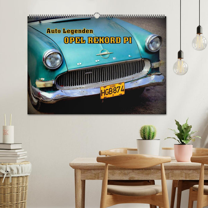 Car Legends OPEL REKORD P1 (Calendrier mural CALVENDO 2024) 