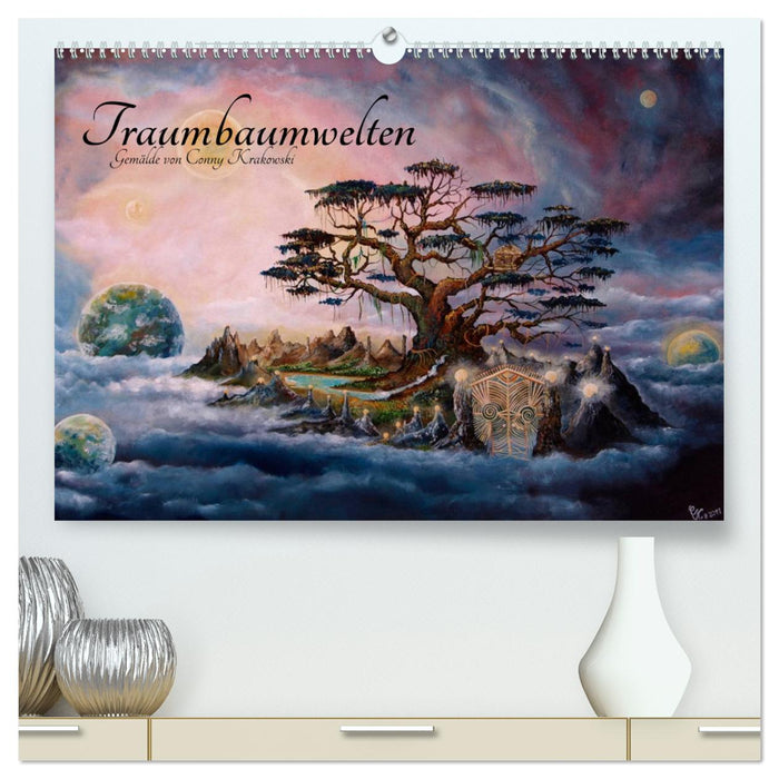 Traumbaumwelten - Gemälde von Conny Krakowski (CALVENDO Premium Wandkalender 2024)