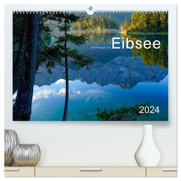 Sur la route à Eibsee (Calendrier mural CALVENDO Premium 2024) 