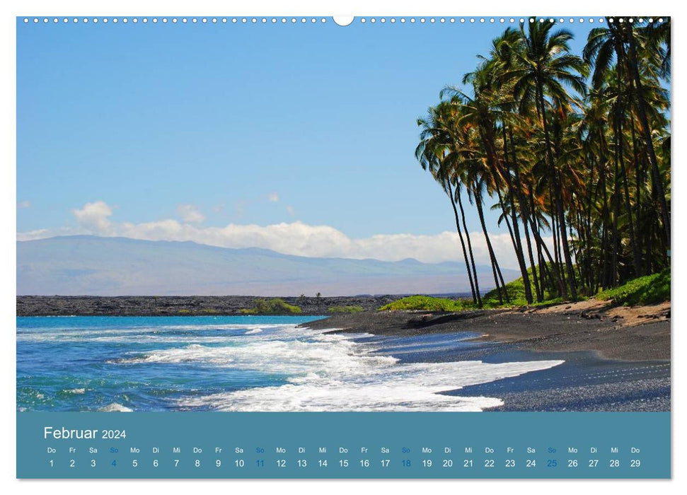 Hawaii Paradies auf Erden (CALVENDO Wandkalender 2024)