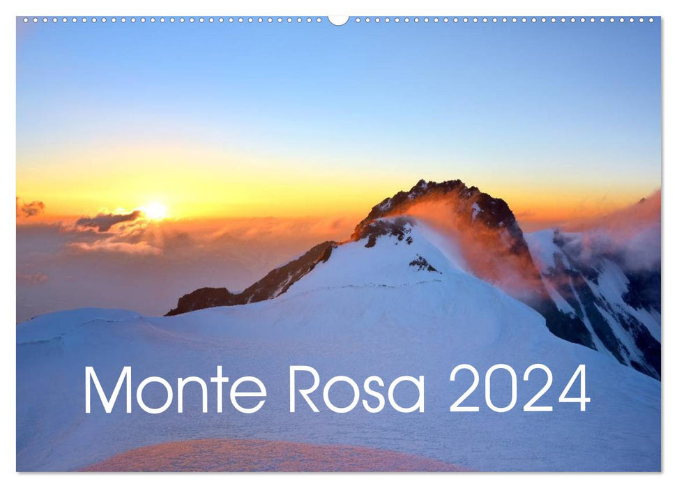 Monte Rosa (Calendrier mural CALVENDO 2024) 