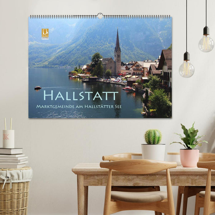 Hallstatt, market town on Lake Hallstatt (CALVENDO wall calendar 2024) 