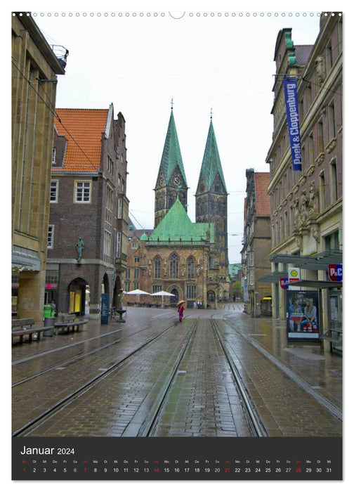 Highlights in Bremen (CALVENDO Premium Wall Calendar 2024) 