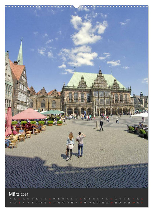 Highlights in Bremen (CALVENDO Premium Wall Calendar 2024) 