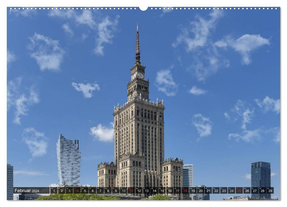 A weekend in Warsaw (CALVENDO Premium Wall Calendar 2024) 