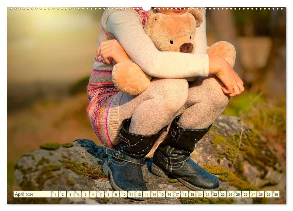 My Teddy - you understand me (CALVENDO wall calendar 2024) 