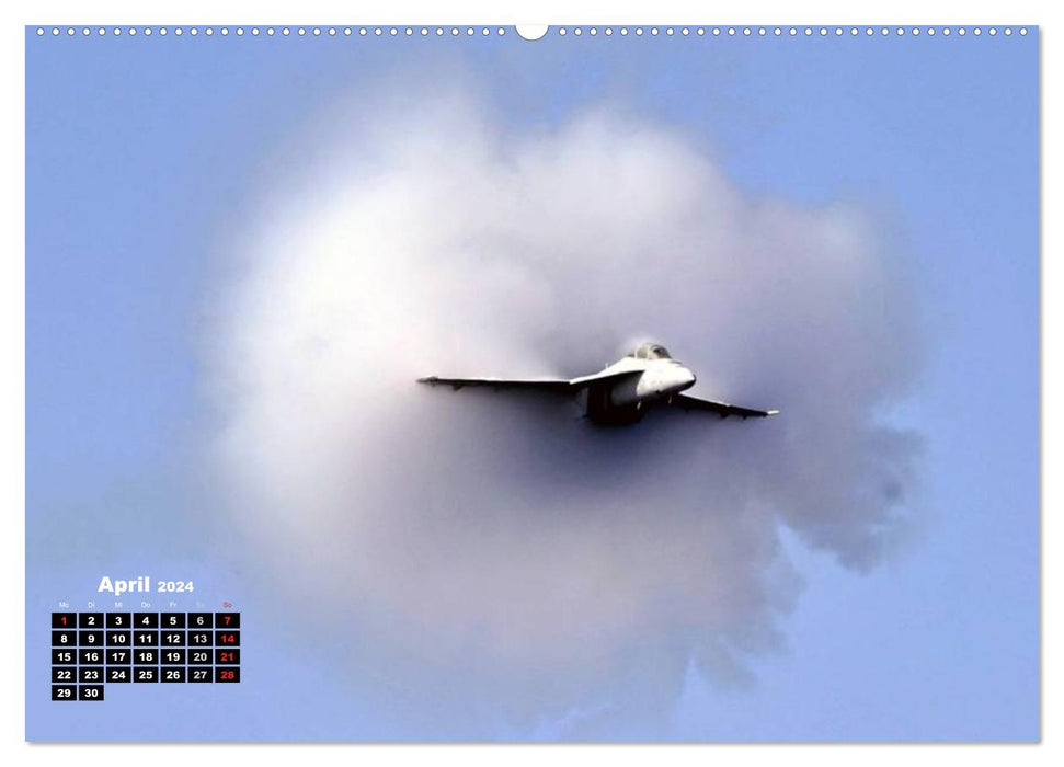 Fascination with fighter aircraft (CALVENDO Premium Wall Calendar 2024) 